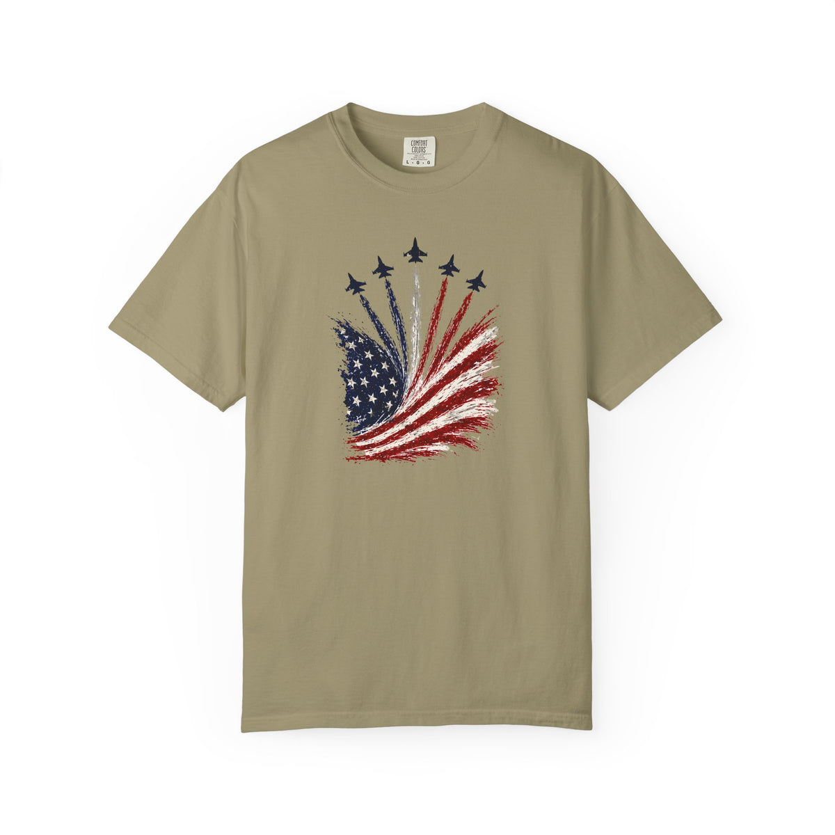 American Flag Firework T-Shirt — Patriotic Independence Day Tee