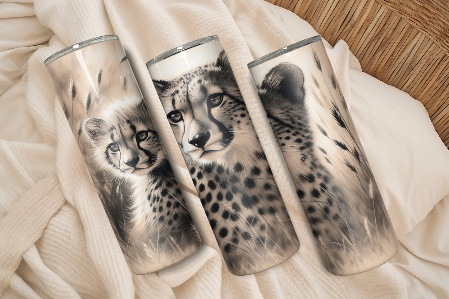 Cheetah Chase  Tumblers
