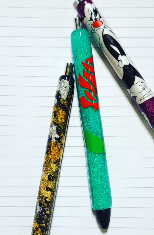 Custom Epoxy Glitter Pens | Personalized & Refillable