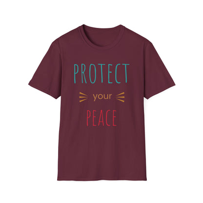 Protect Your Peace T-Shirt — Calm Positive Message Tee
