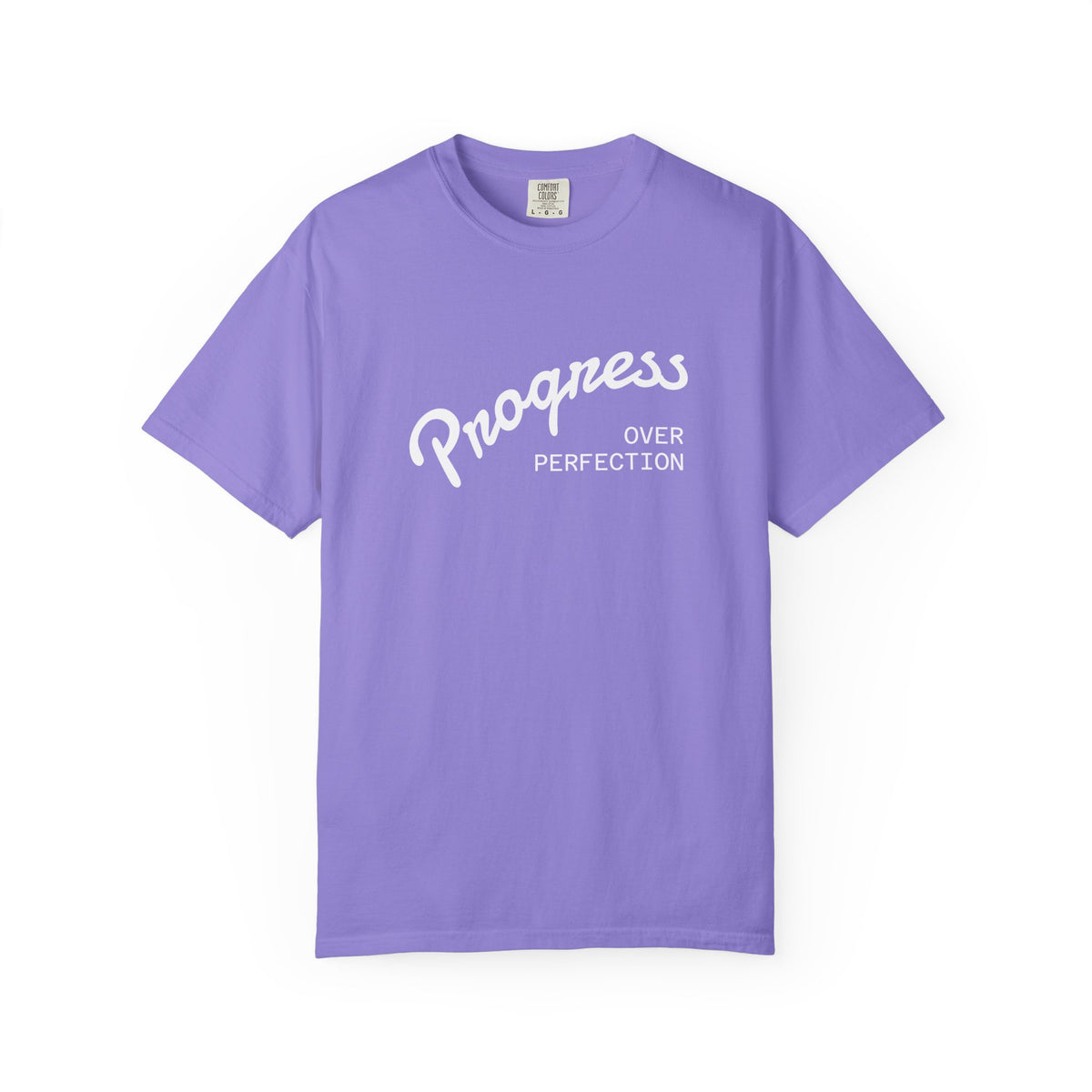 Progress Over Perfection T-Shirt — Inspirational Casual Tee