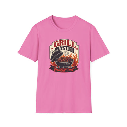 Grill Master T-Shirt — "Smokin' Hot" BBQ Graphic Tee