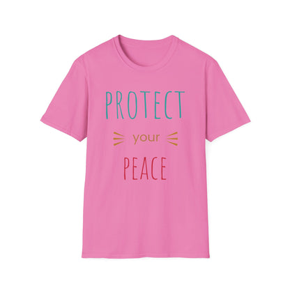 Protect Your Peace T-Shirt — Calm Positive Message Tee