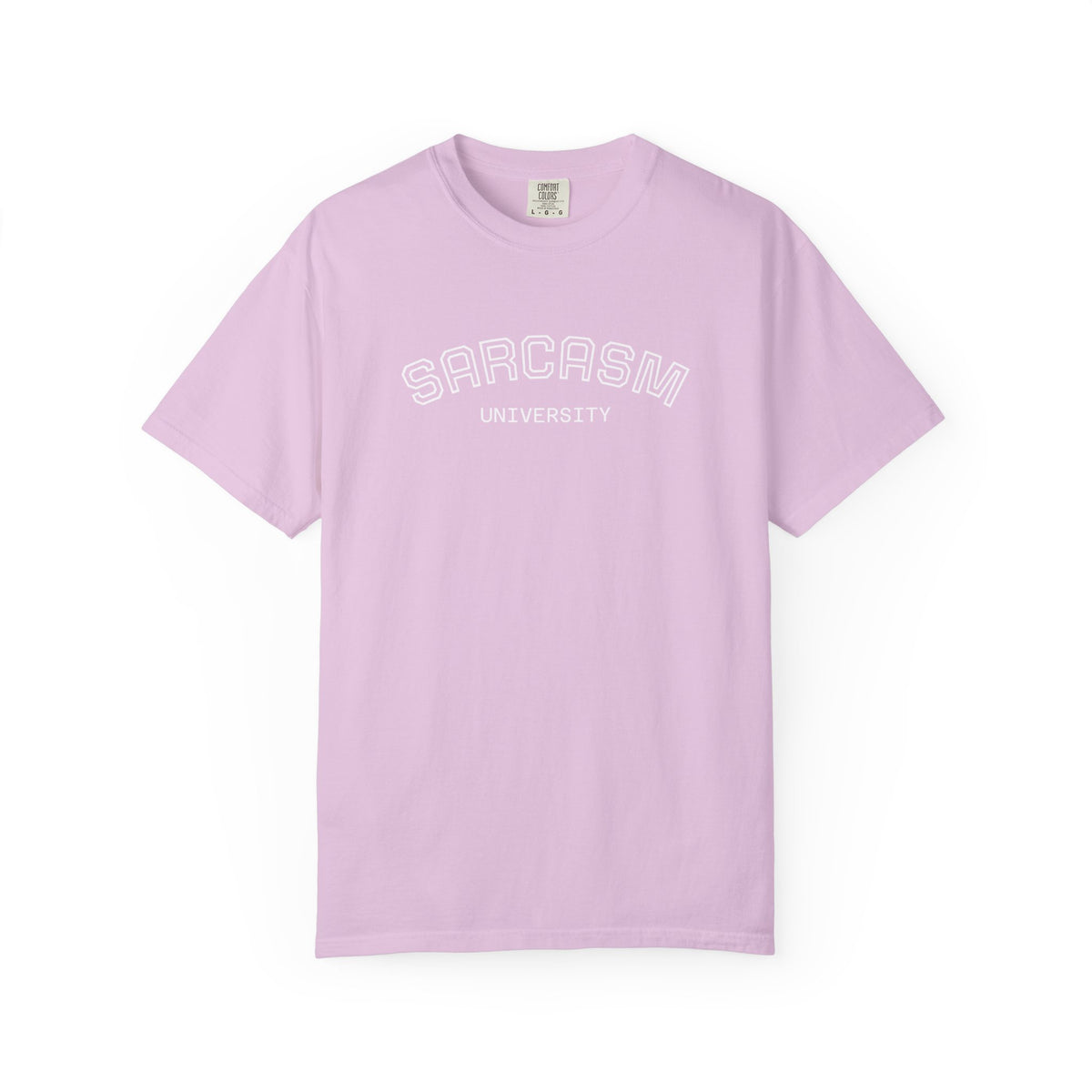Sarcasm University T-Shirt — Funny College Style Graphic Tee