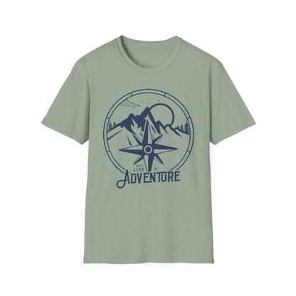 Adventure Compass T‑Shirt — Mountain Travel Outdoor Tee