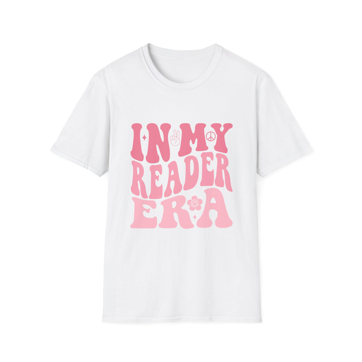 Reader Era T‑Shirt — 'In My Reader Era' Pink Retro Typography Shirt