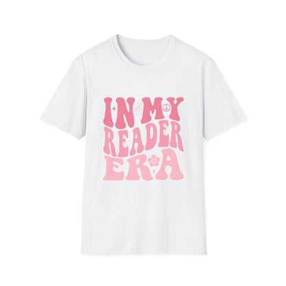 Reader Era T‑Shirt — 'In My Reader Era' Pink Retro Typography Shirt