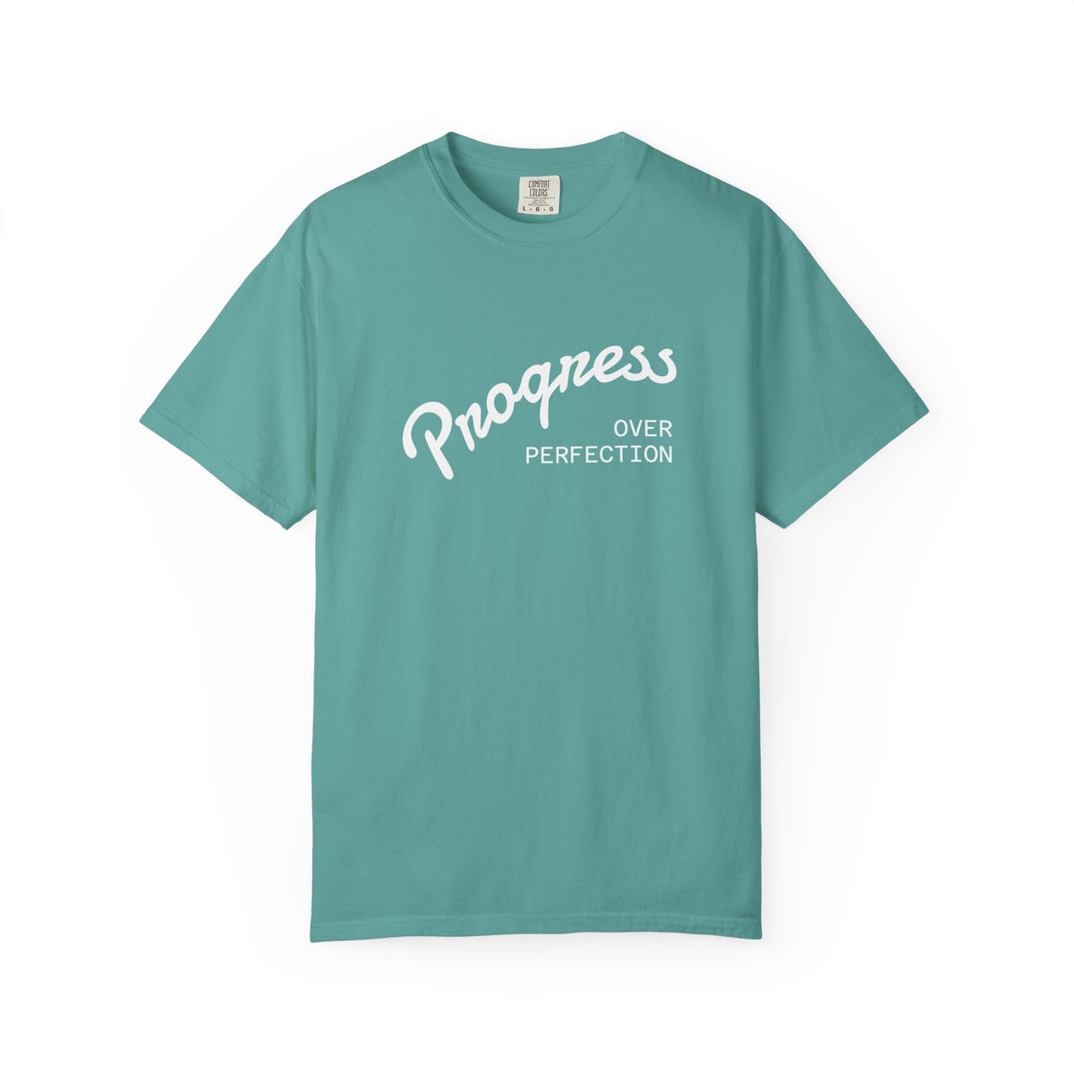 Progress Over Perfection T-Shirt — Inspirational Casual Tee