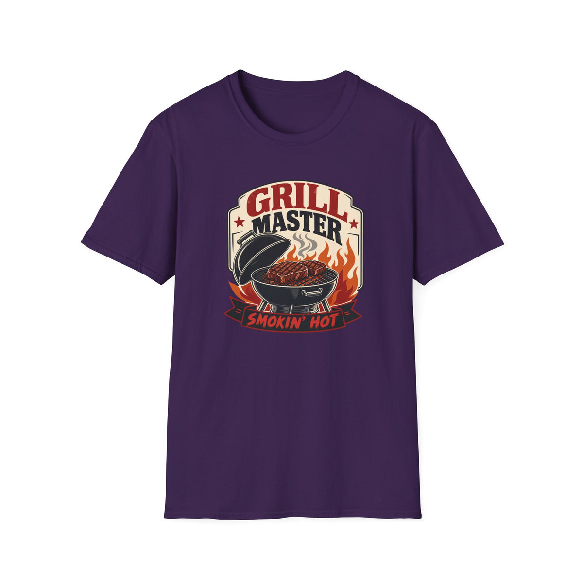 Grill Master T-Shirt — "Smokin' Hot" BBQ Graphic Tee