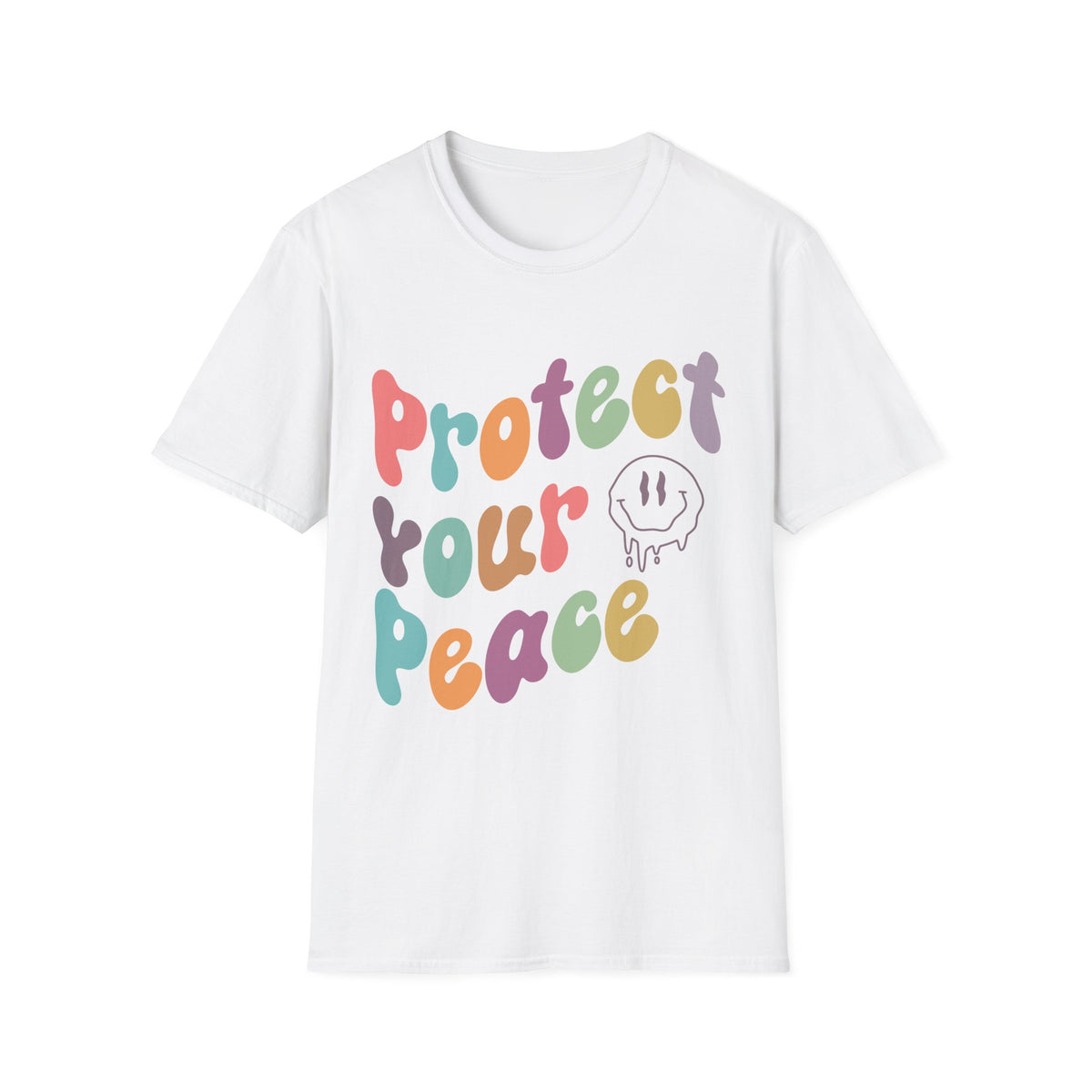 One Day At A Time T-Shirt — Retro Pink Positive Vibes Tee