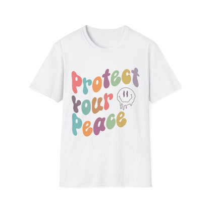One Day At A Time T-Shirt — Retro Pink Positive Vibes Tee