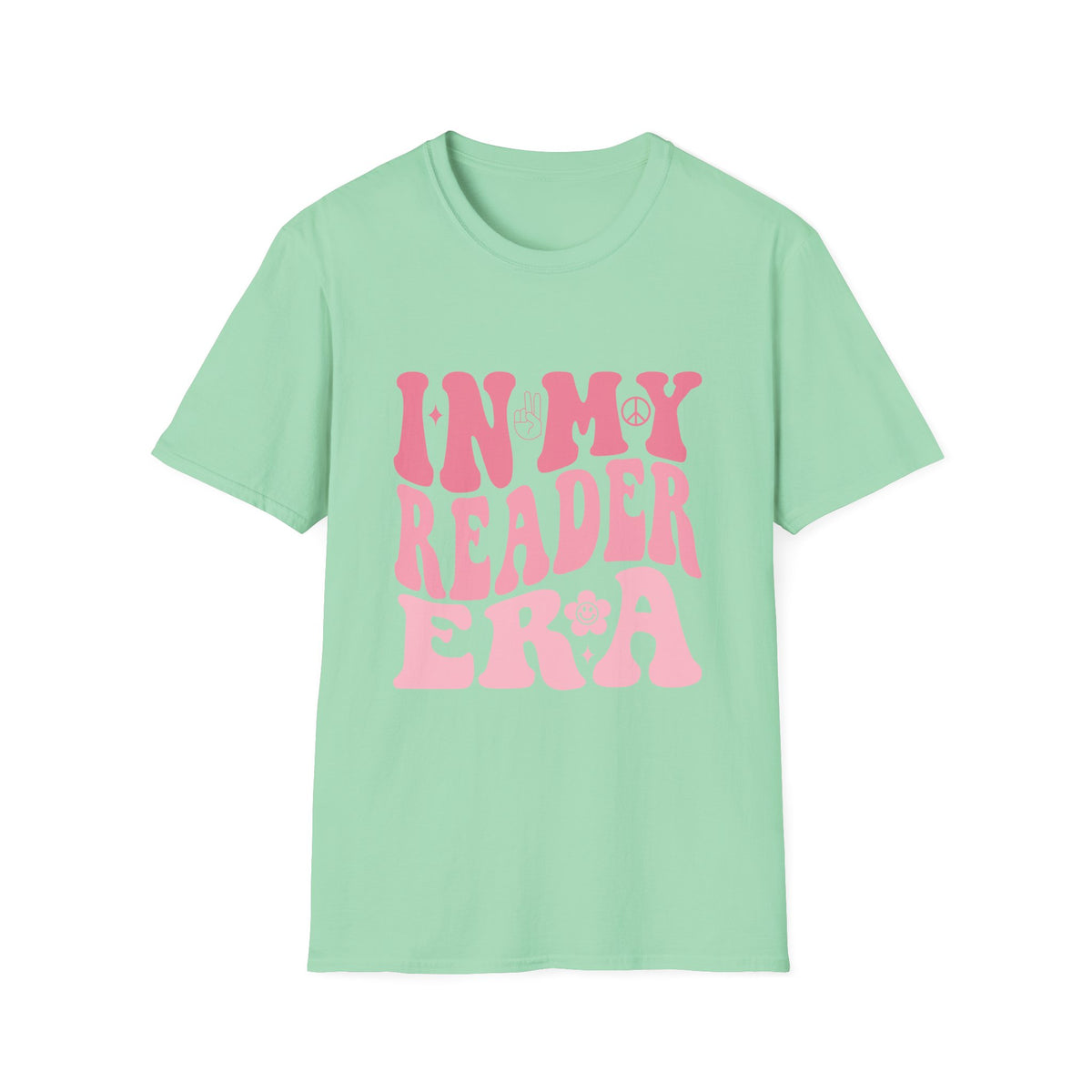 Reader Era T‑Shirt — 'In My Reader Era' Pink Retro Typography Shirt