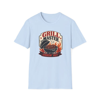 Grill Master T-Shirt — "Smokin' Hot" BBQ Graphic Tee