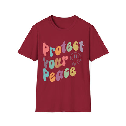 One Day At A Time T-Shirt — Retro Pink Positive Vibes Tee