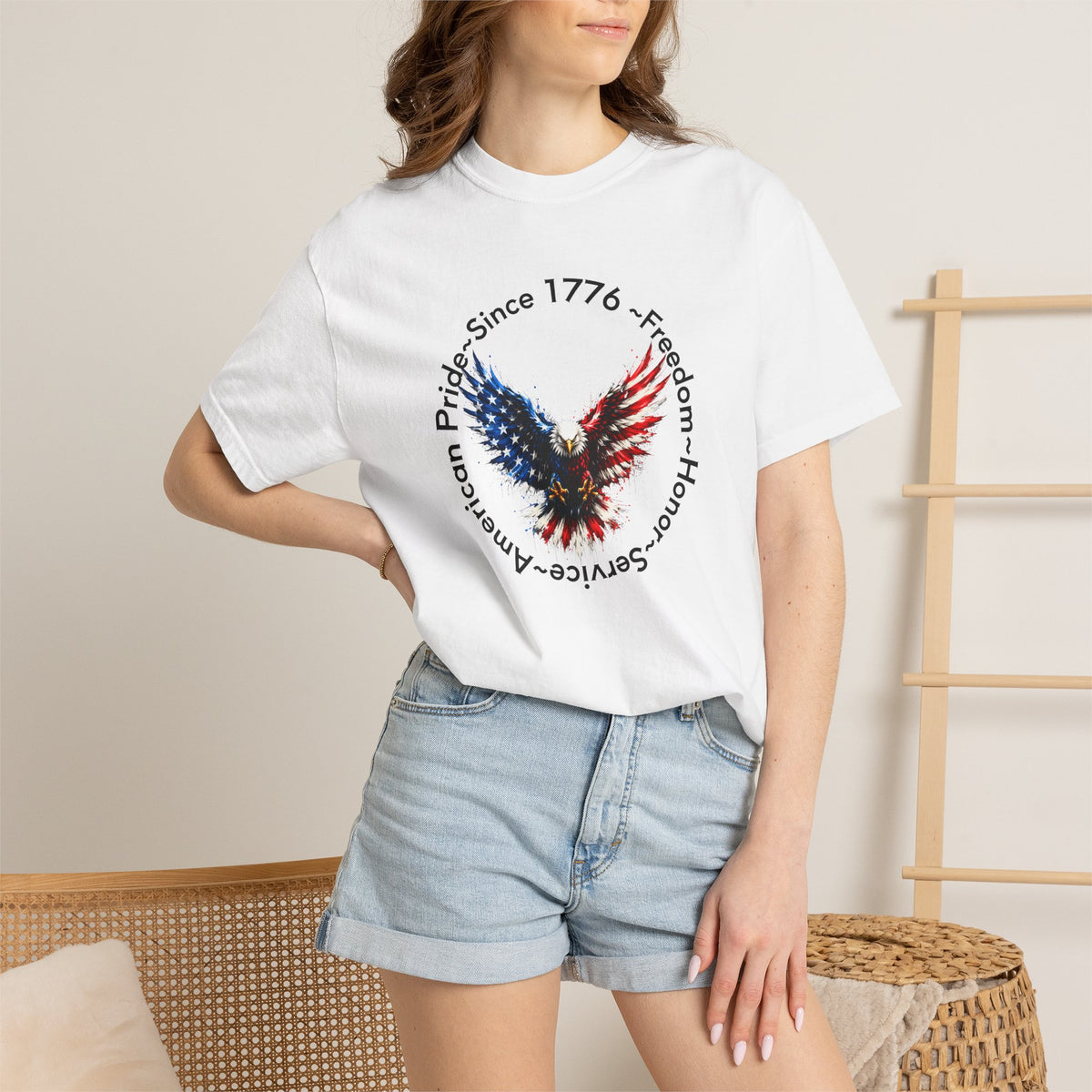 American Flag Eagle T-Shirt — Patriotic Tee