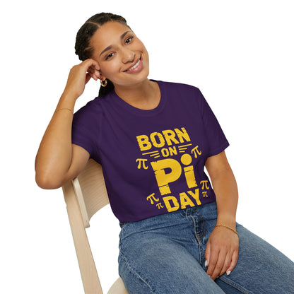 Pi Day T-Shirt — "Born on Pi Day" Math Lover Tee