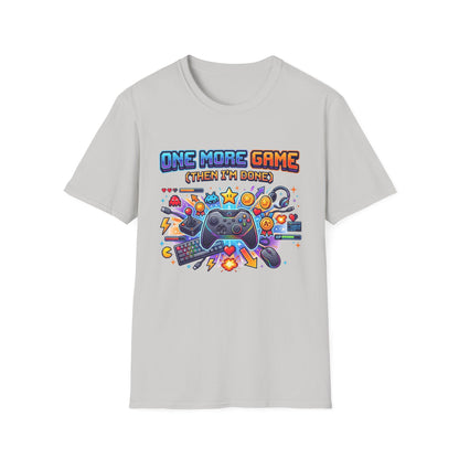 Gamer Tee "One More Game (Then I’m Done)" – Video Game Controller Graphic T-Shirt