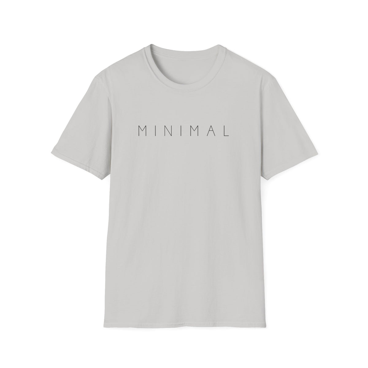Minimal Graphic T-Shirt — Minimalist Text Tee for Everyday Casual Wear