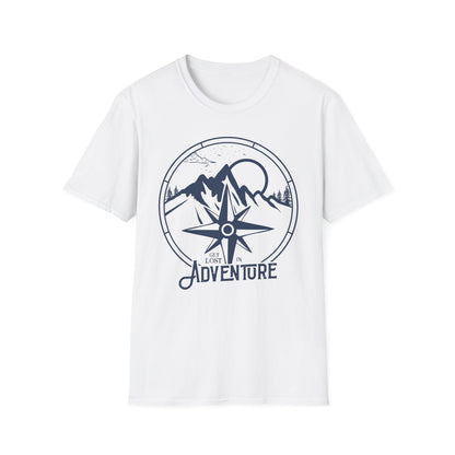 Adventure Compass T‑Shirt — Mountain Travel Outdoor Tee