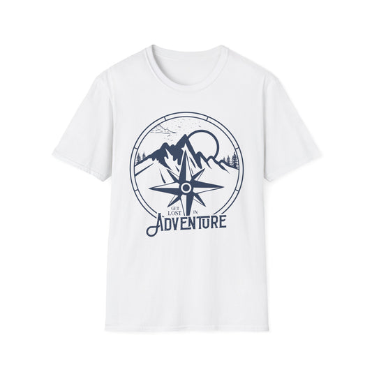 Adventure Compass T‑Shirt — Mountain Travel Outdoor Tee