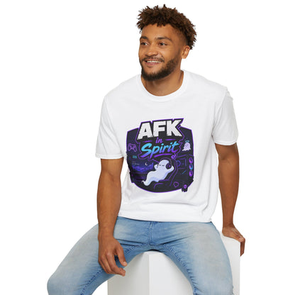 AFK in Spirit T-Shirt — Cute Gaming Ghost Tee