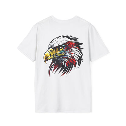 Eagle Head Graphic T-Shirt — Patriotic Bald Eagle Tee