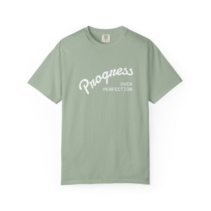 Progress Over Perfection T-Shirt — Inspirational Casual Tee