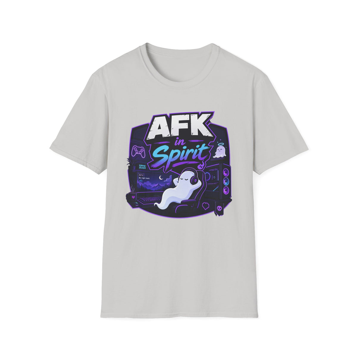 AFK in Spirit T-Shirt — Cute Gaming Ghost Tee