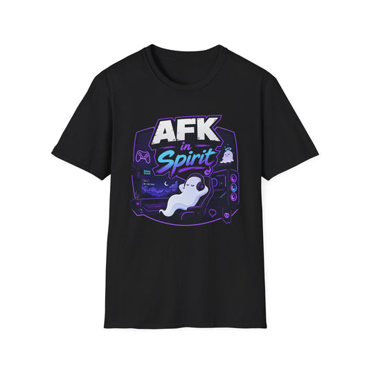 AFK in Spirit T-Shirt — Cute Gaming Ghost Tee
