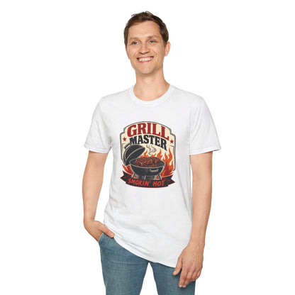 Grill Master T-Shirt — "Smokin' Hot" BBQ Graphic Tee