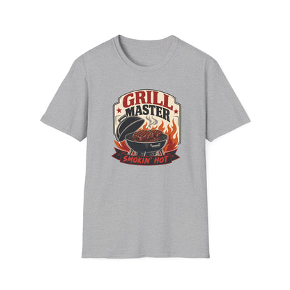 Grill Master T-Shirt — "Smokin' Hot" BBQ Graphic Tee