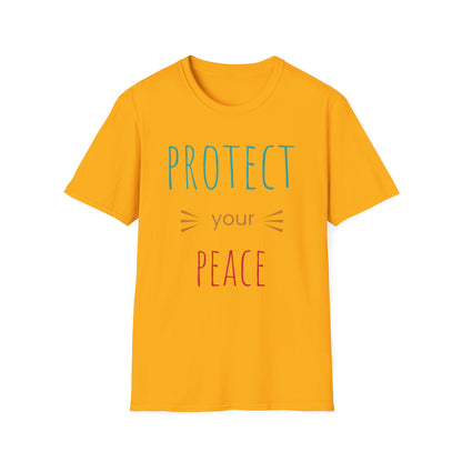 Protect Your Peace T-Shirt — Calm Positive Message Tee