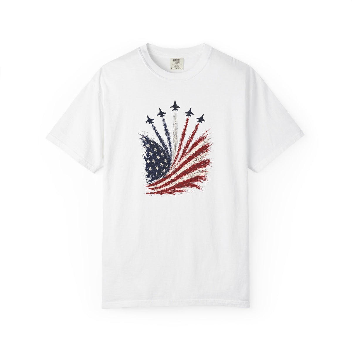 American Flag Firework T-Shirt — Patriotic Independence Day Tee