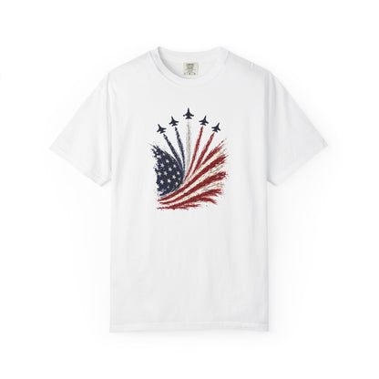 American Flag Firework T-Shirt — Patriotic Independence Day Tee