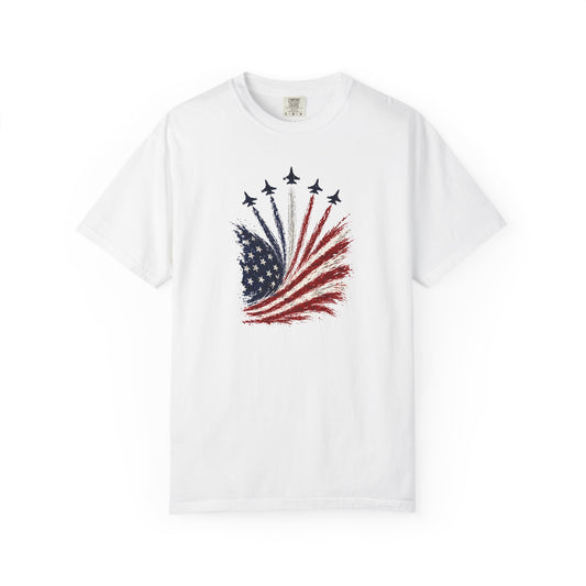 American Flag Firework T-Shirt — Patriotic Independence Day Tee