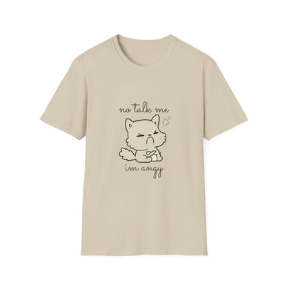 No Talk Me I'm Savvy Cat T-Shirt