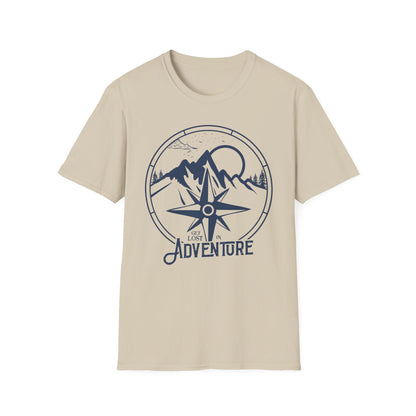 Adventure Compass T‑Shirt — Mountain Travel Outdoor Tee