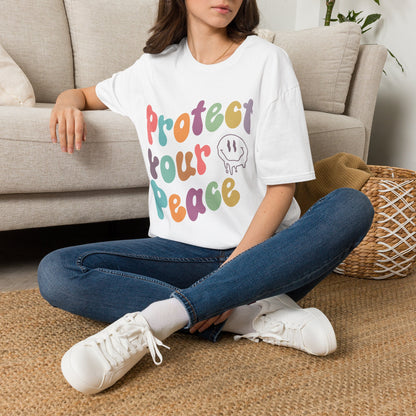 One Day At A Time T-Shirt — Retro Pink Positive Vibes Tee