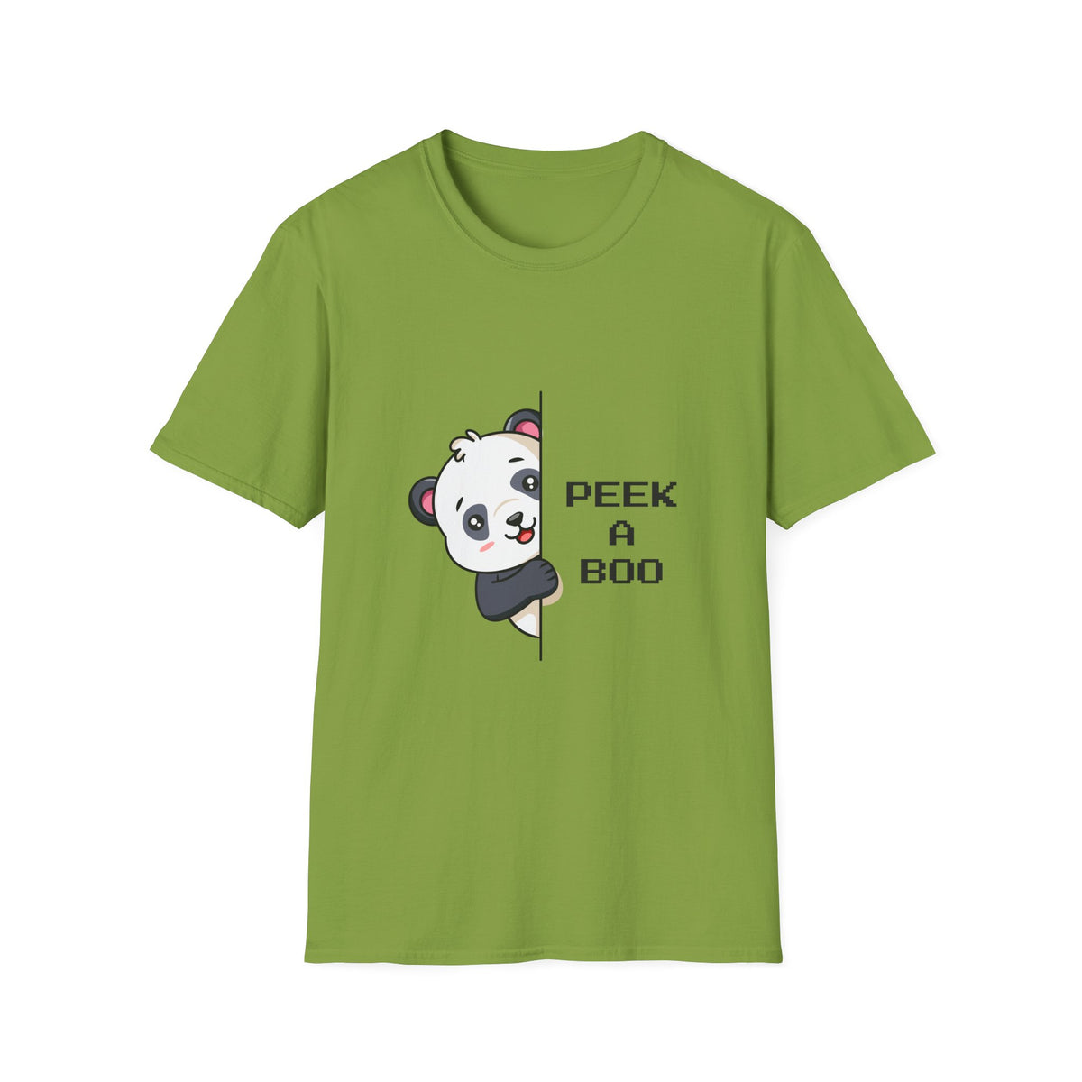 Peek-A-Boo Panda T-Shirt — Cute Peeking Bear Graphic Tee