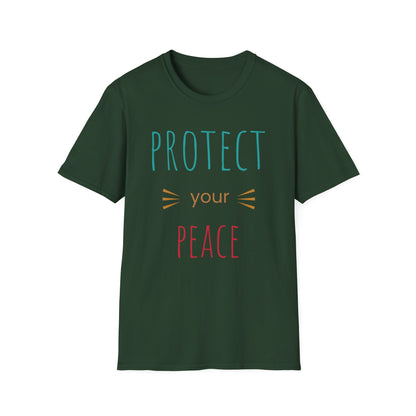 Protect Your Peace T-Shirt — Calm Positive Message Tee