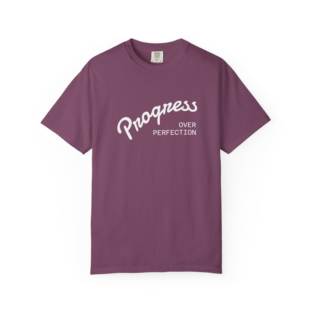 Progress Over Perfection T-Shirt — Inspirational Casual Tee