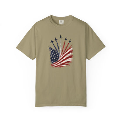 American Flag Firework T-Shirt — Patriotic Independence Day Tee