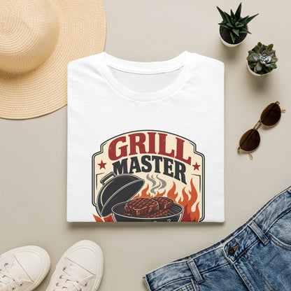 Grill Master T-Shirt — "Smokin' Hot" BBQ Graphic Tee