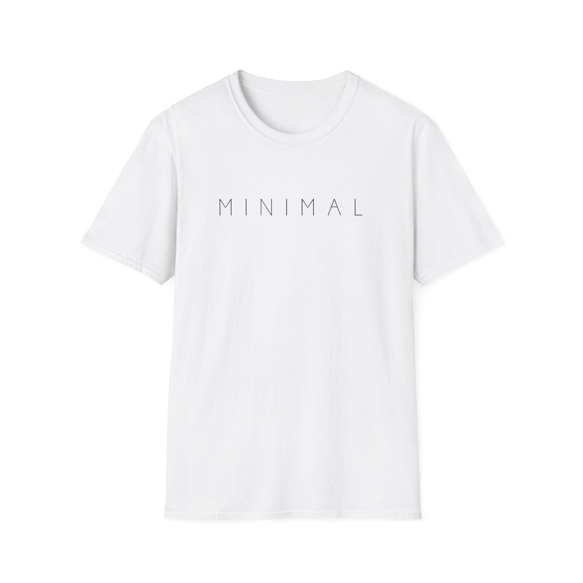 Minimal Graphic T-Shirt — Minimalist Text Tee for Everyday Casual Wear