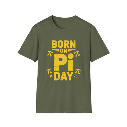 Pi Day T-Shirt — "Born on Pi Day" Math Lover Tee