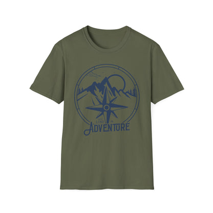 Adventure Compass T‑Shirt — Mountain Travel Outdoor Tee