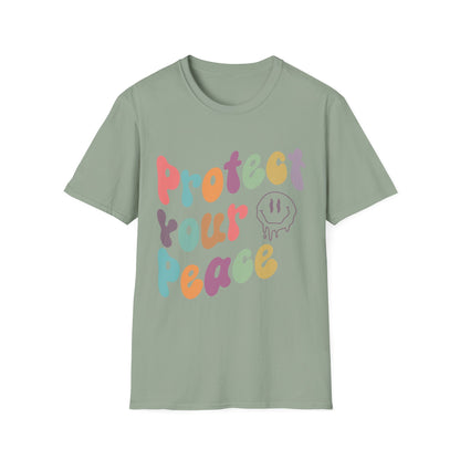 One Day At A Time T-Shirt — Retro Pink Positive Vibes Tee