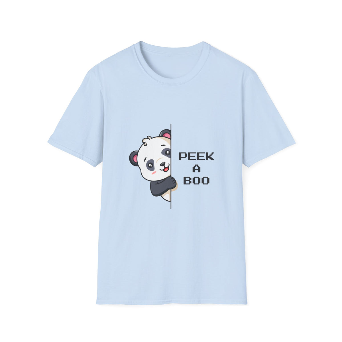 Peek-A-Boo Panda T-Shirt — Cute Peeking Bear Graphic Tee