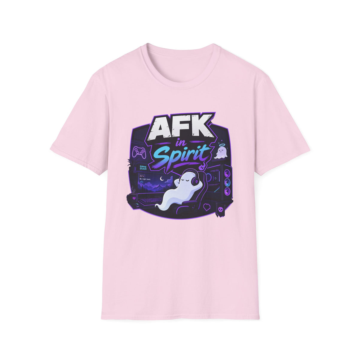 AFK in Spirit T-Shirt — Cute Gaming Ghost Tee