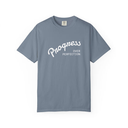 Progress Over Perfection T-Shirt — Inspirational Casual Tee